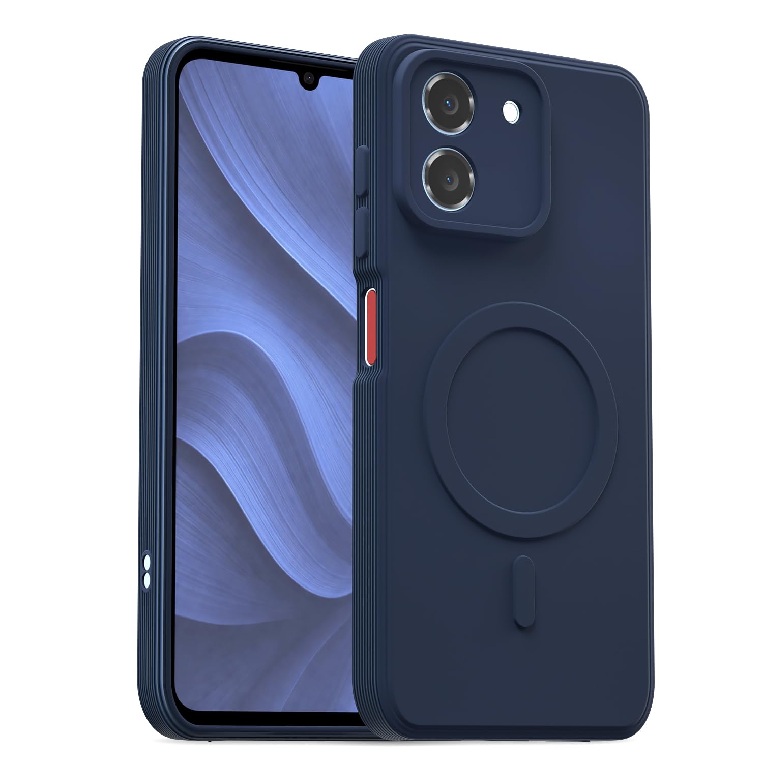 Pikkme Ai+ Pulse 2 MagSafe blue back cover