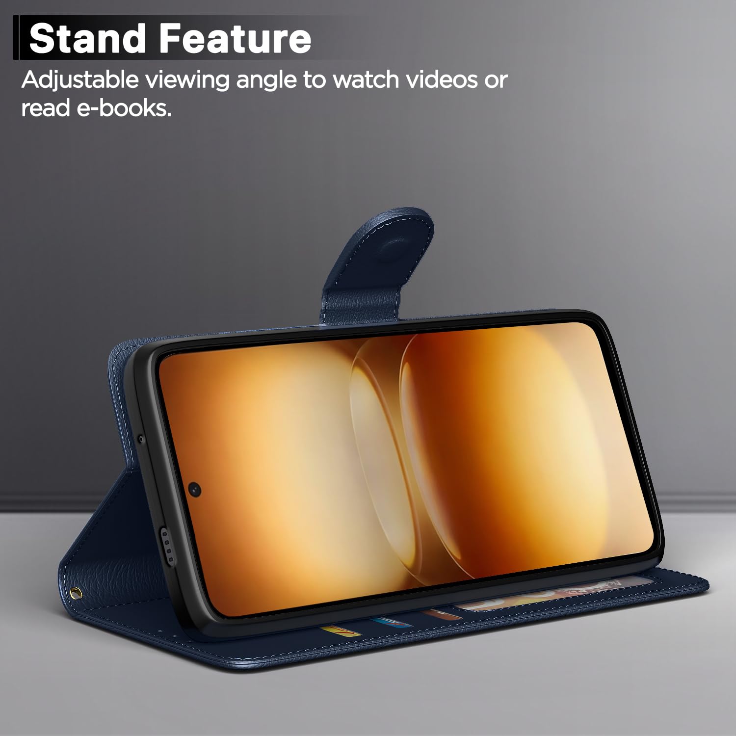 Blue Wallet flip cover for iQOO 15R 5G – Pikkme – photo 3