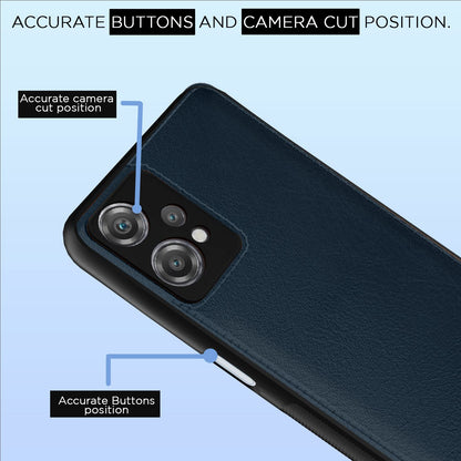 Pikkme Oneplus Nord Ce 2 Lite 5G Leatherback Back Case | Blue