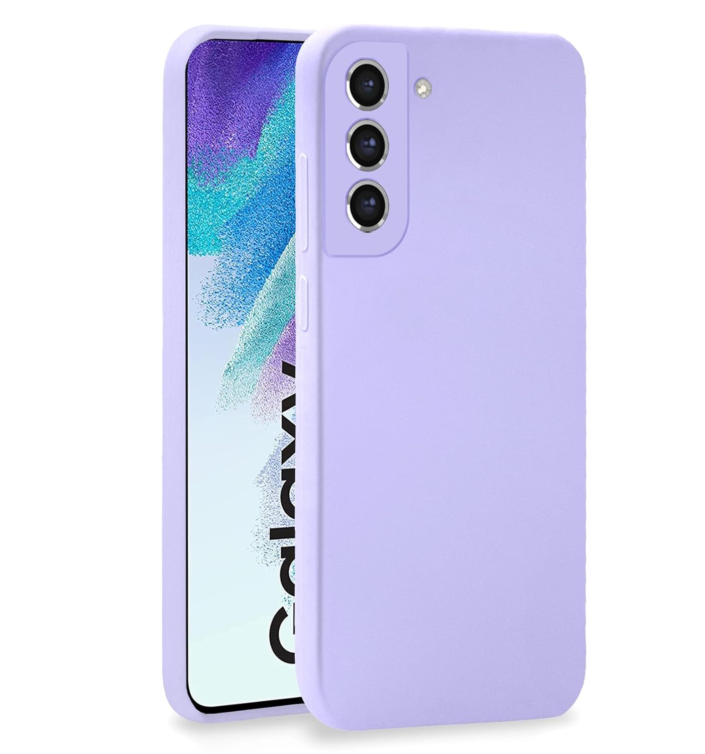  Samsung Galaxy S21 FE 5G Liquid Silicone Back Cover-Purple