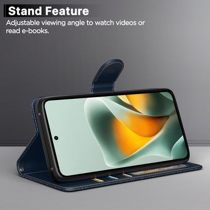 Pikkme Moto Edge 70 Max 5G Wallet blue mobile flip cover – photo 3