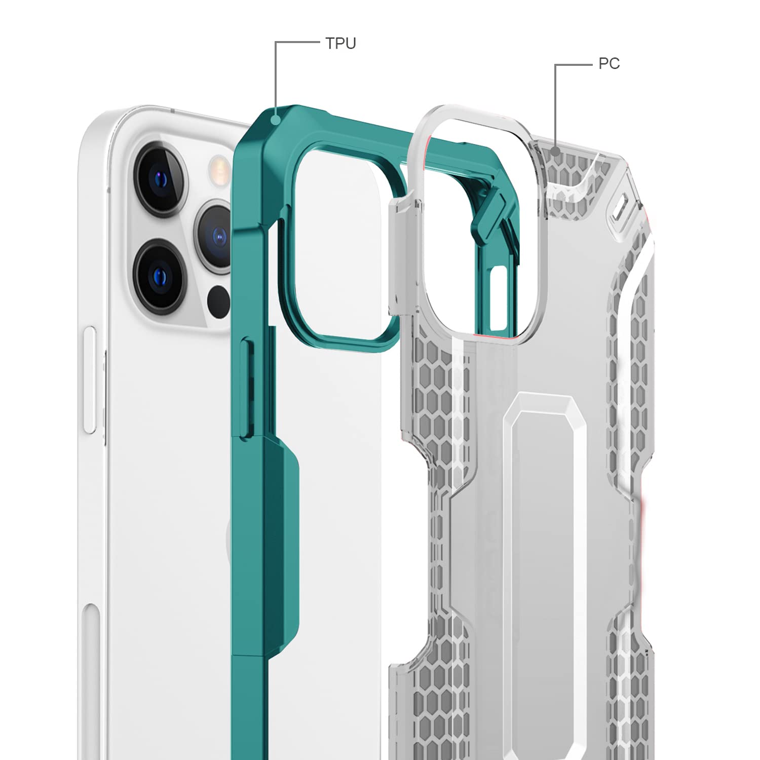 Pikkme green back cover for iPhone 13 Pro Max – photo 2