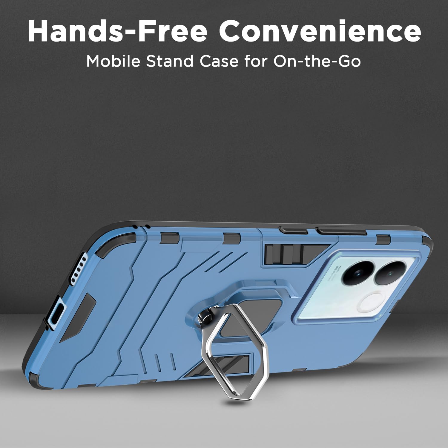 Pikkme iQOO Z7 Pro 5G Tough Armor blue mobile cover – photo 6