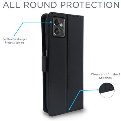 Pikkme black wallet flip cover for Moto G32 – photo 4