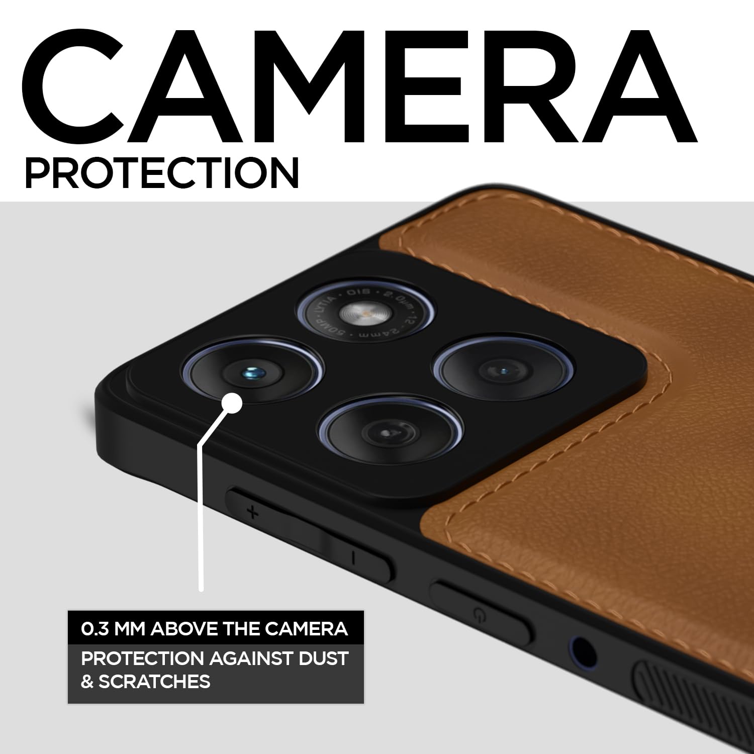 Brown phone cover for Moto Edge 60/Edge 60 Fusion 5G – Pikkme – photo 3