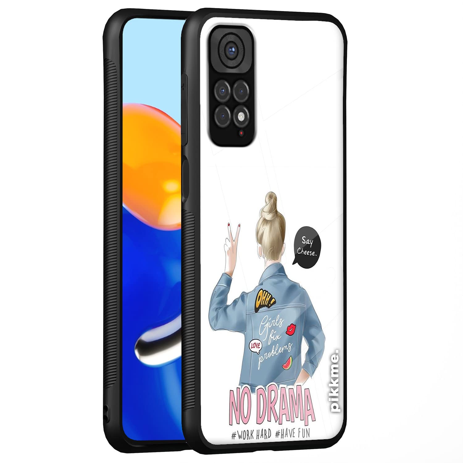 Pikkme Redmi Note 11/Note 11s Hybrid mobile back cover