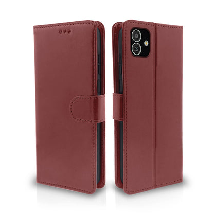 Brown flip cover for Samsung F14 5G – Pikkme