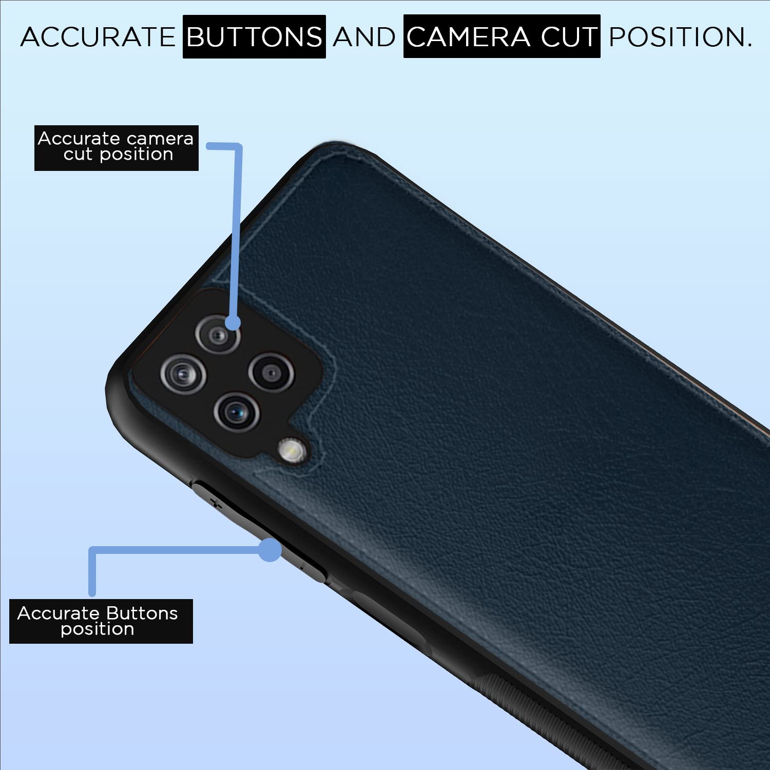 Pikkme Samsung M32 Prime/M32 4G blue back cover – photo 6