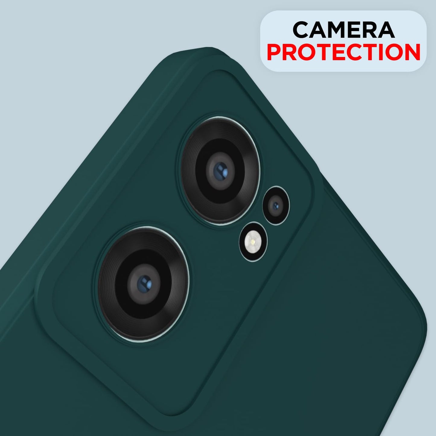 Pikkme OnePlus Nord Ce 2 5G Liquid Silicone Back Cover (Green)