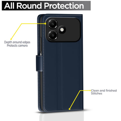 Pikkme blue Wallet flip case for Oppo A6c – photo 4
