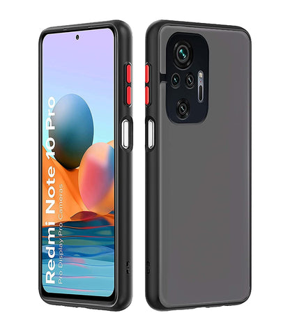Pikkme black mobile cover for Redmi Note 10 Pro/Note 10 Pro Max