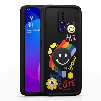 Black mobile back cover for Oppo F11 – Pikkme