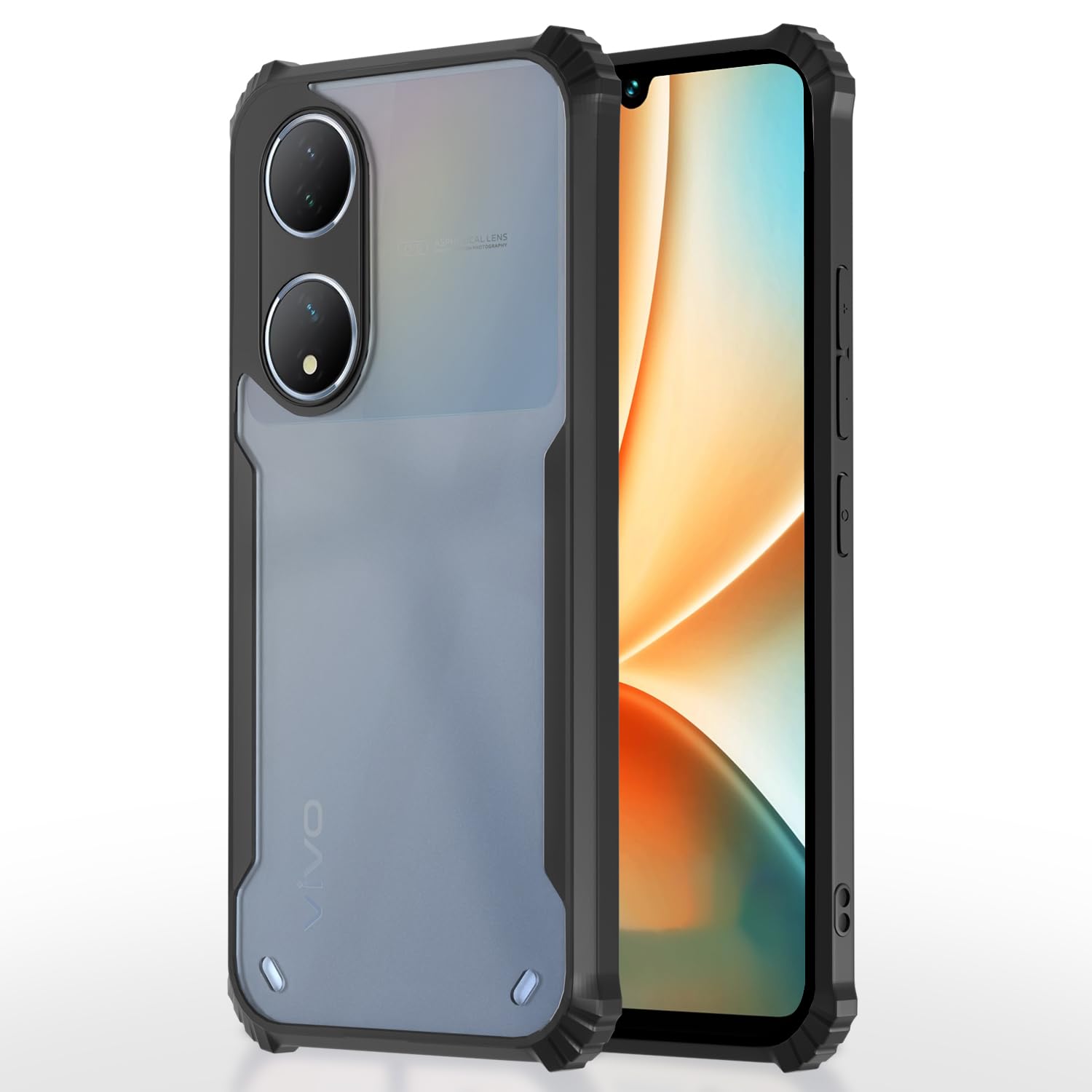 Pikkme Vivo Y100 5G black phone cover