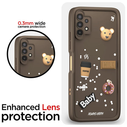 Pikkme Samsung A13 4G/A13 5G brown mobile back cover – photo 5