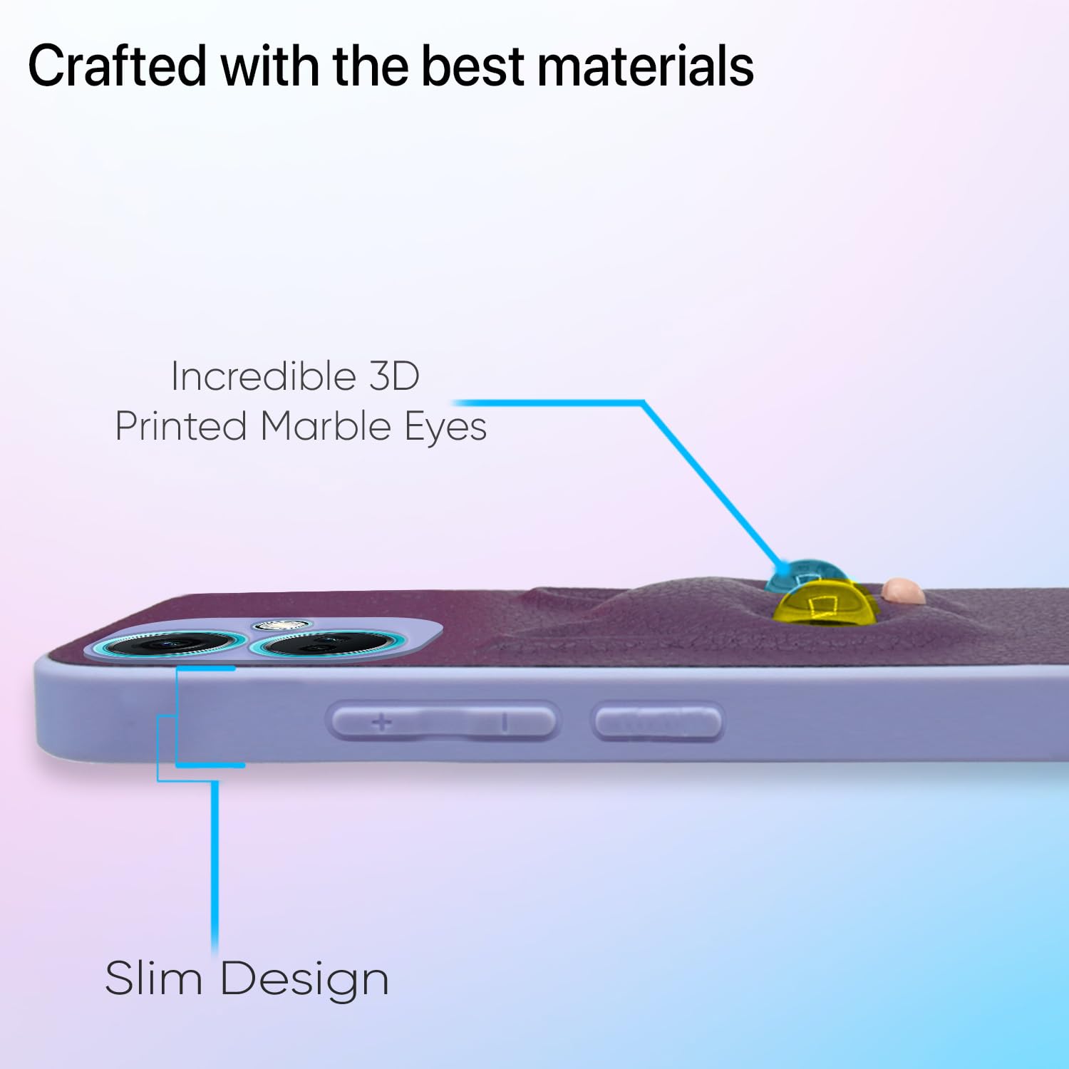 Pikkme purple mobile back cover for OnePlus Nord CE 3 5G – photo 4
