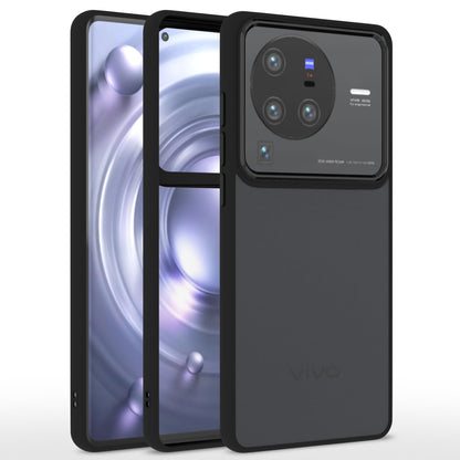 Vivo X80 Pro Chrome back cover in black by Pikkme