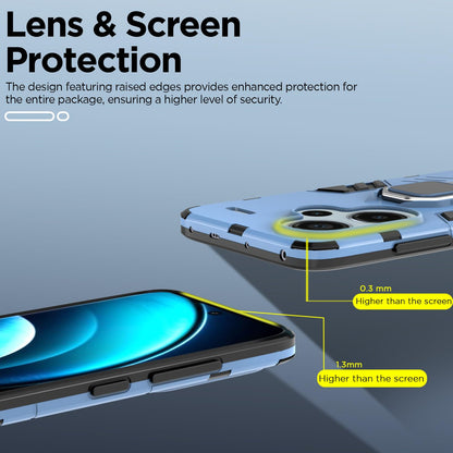 Redmi Note 13 Pro Plus 5G D5 Tough Armor back cover in blue by Pikkme – photo 2