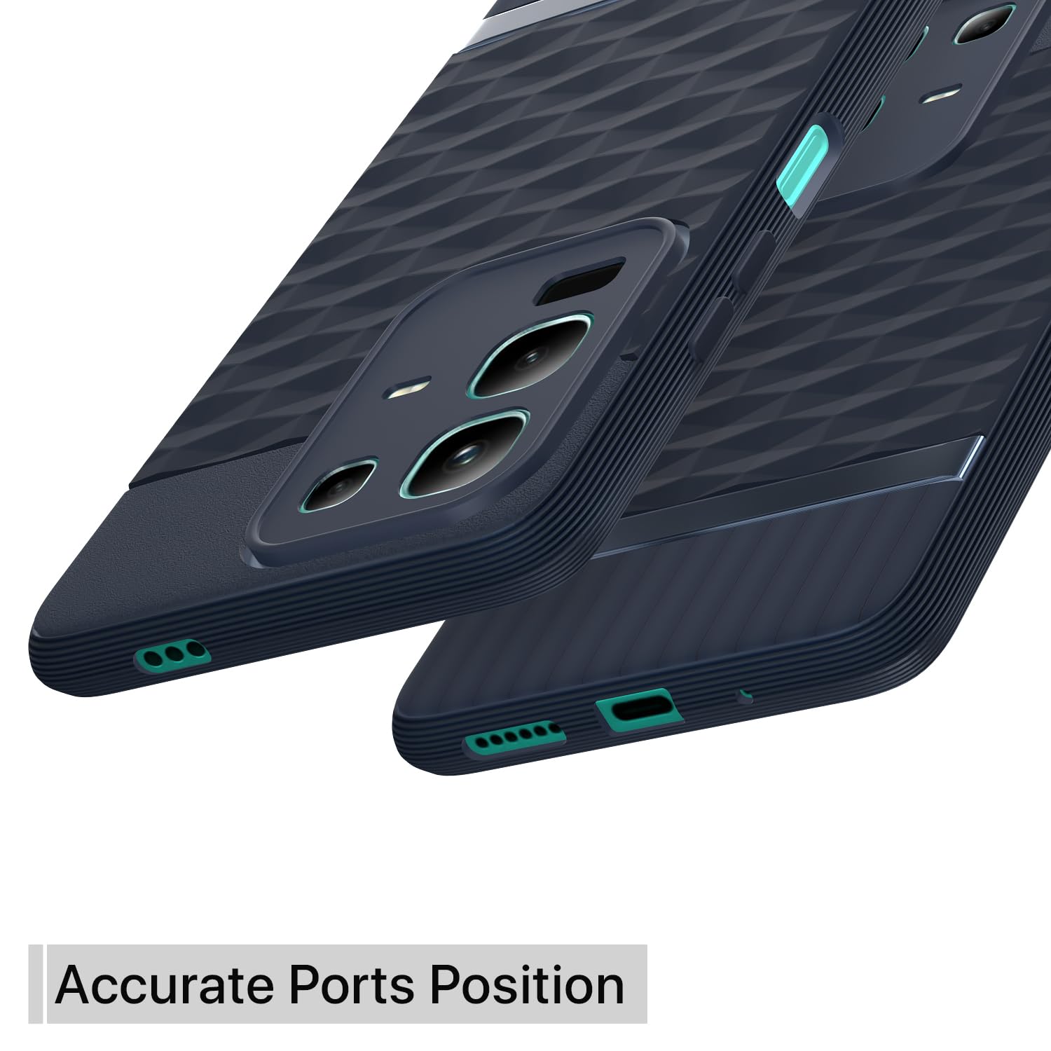Pikkme Infinix Note 50x 5G Shockproof Soft Flexible Gencase Back cover (Blue)