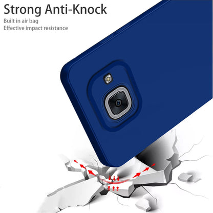 Pikkme Samsung Galaxy J7 Max Liquid Silicone Back Cover | Blue
