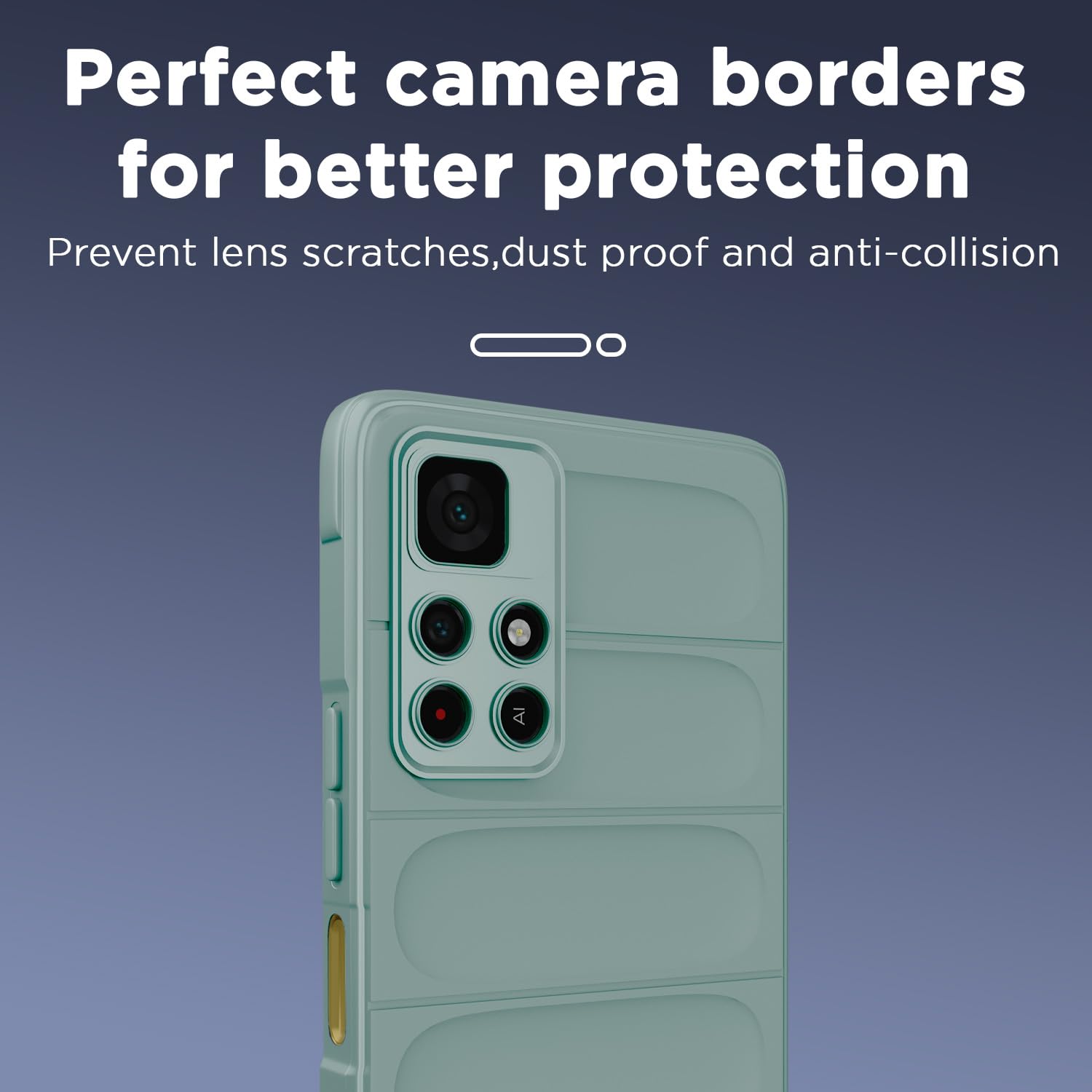 Redmi Note 11T/Poco M4 Pro 5G phone cover in green by Pikkme – photo 5