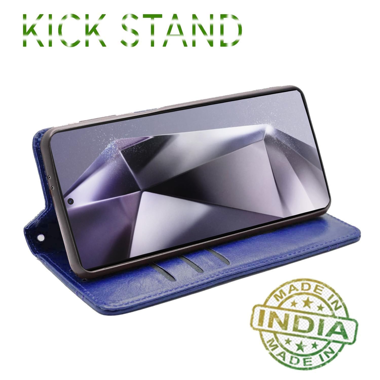 Pikkme Samsung S24 Ultra 5G blue flip case – photo 4