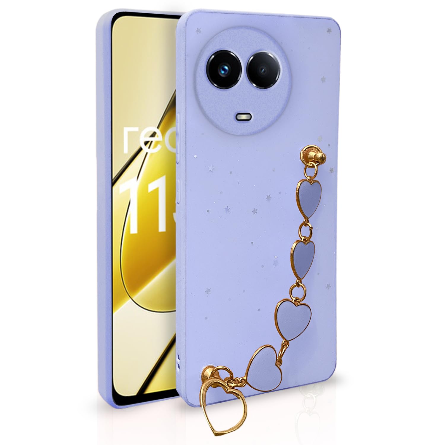Realme 11/11X/Narzo 60X 5G back cover in purple by Pikkme