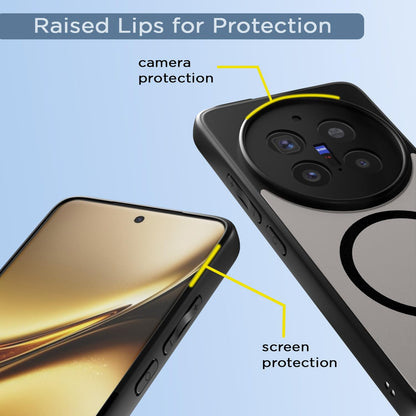 Pikkme black mag-safe mobile cover for Vivo X200 Pro 5G – photo 4