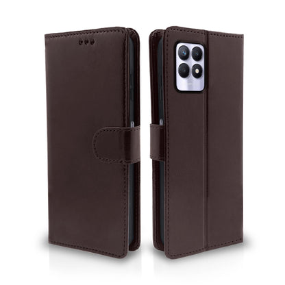Coffee Wallet flip cover for Realme Narzo 50/8i 4G – Pikkme