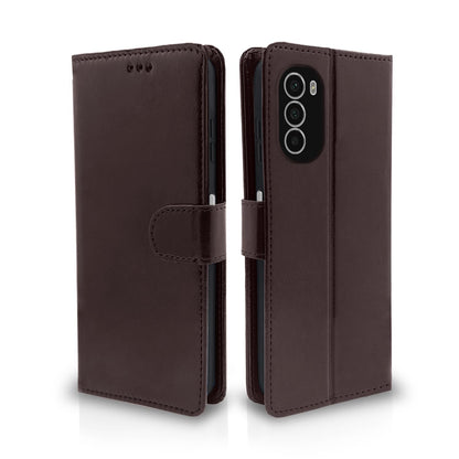Moto G52/G82 5G Wallet flip case in coffee by Pikkme
