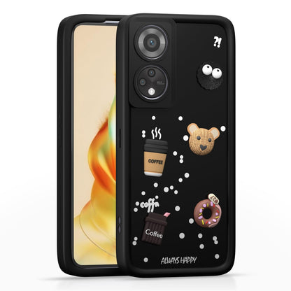 Pikkme Oppo Reno 8T black phone cover