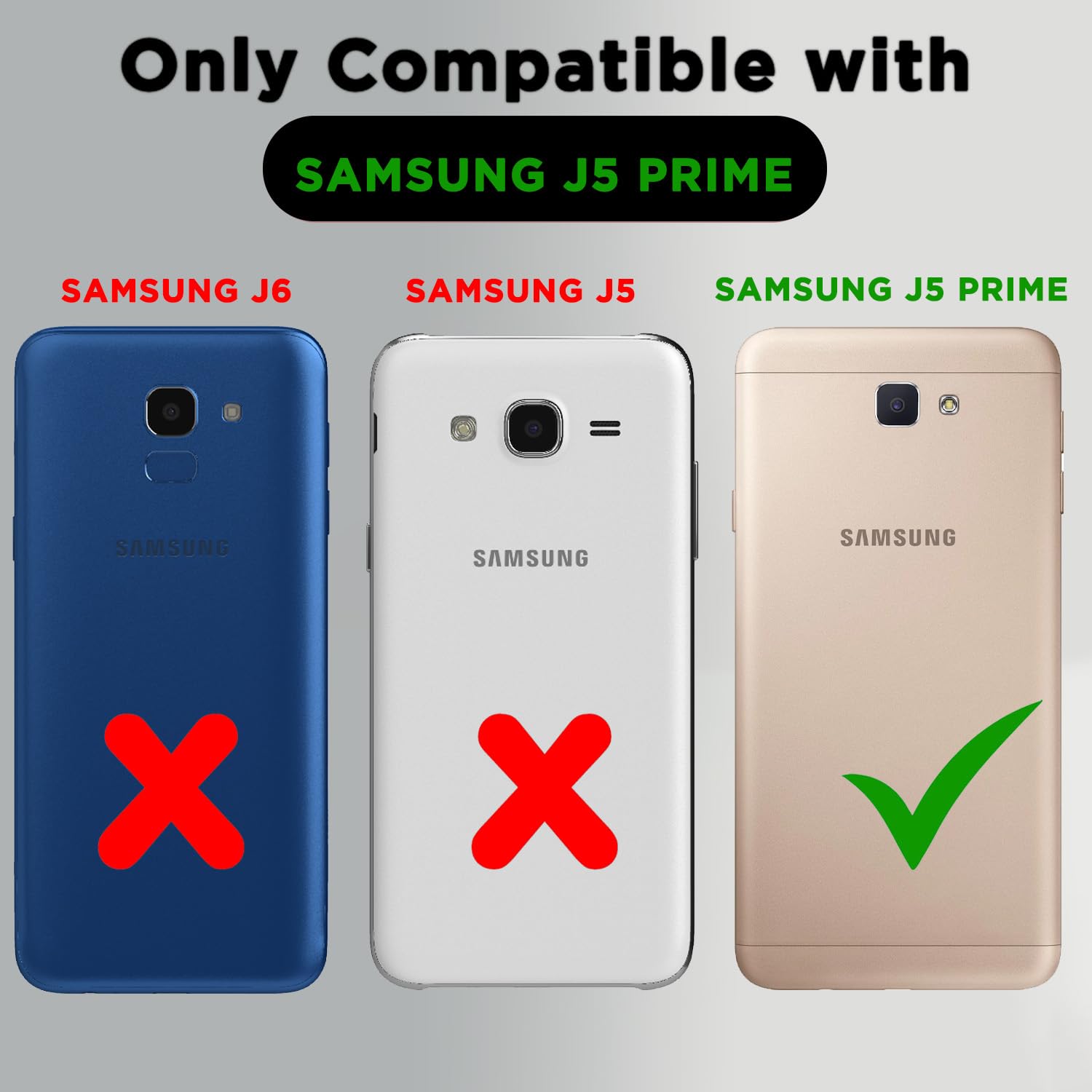 Samsung J5 Prime flip cover in blue & brown by Pikkme – photo 2