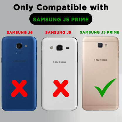 Samsung J5 Prime flip cover in blue & brown by Pikkme – photo 2