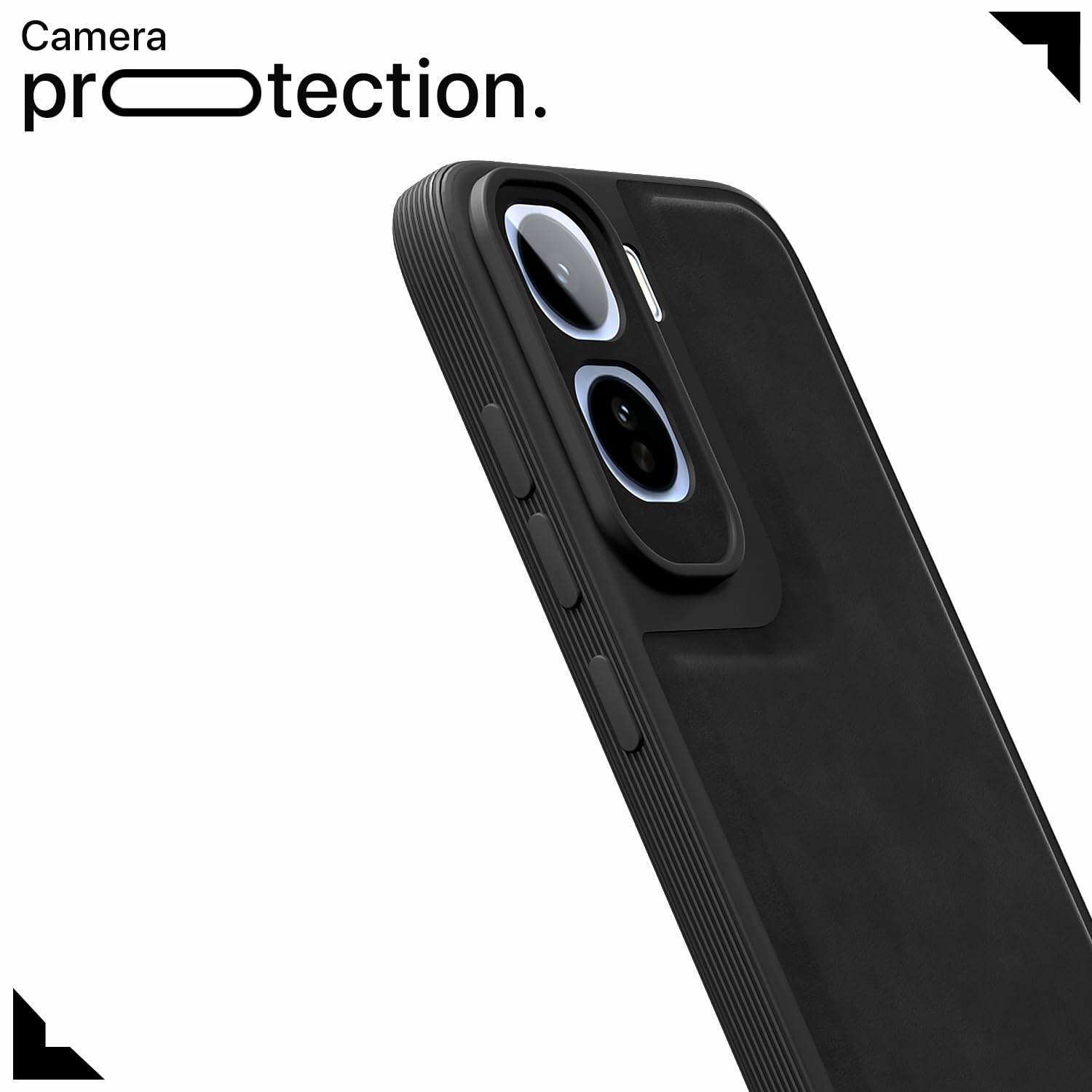 Vivo T5 Pro 5G mobile back cover in black by Pikkme – photo 5