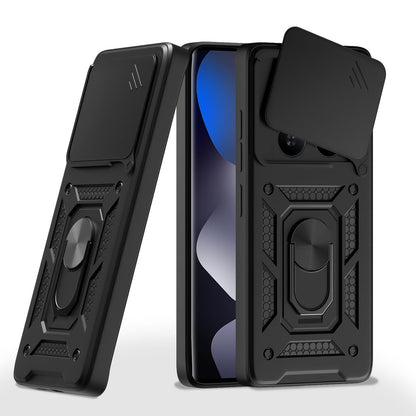 Pikkme black D10 Camera Shield phone cover for Redmi Note 15 5G/360