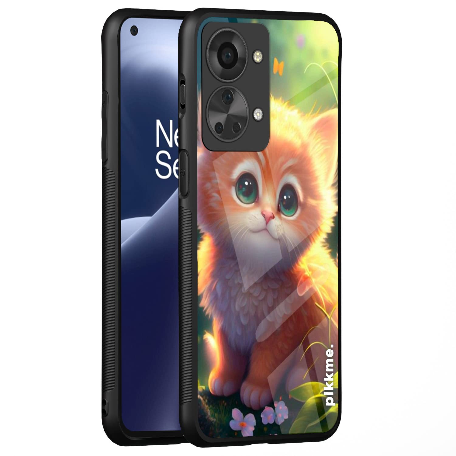 Pikkme Cat mobile back cover for OnePlus Nord 2T 5G
