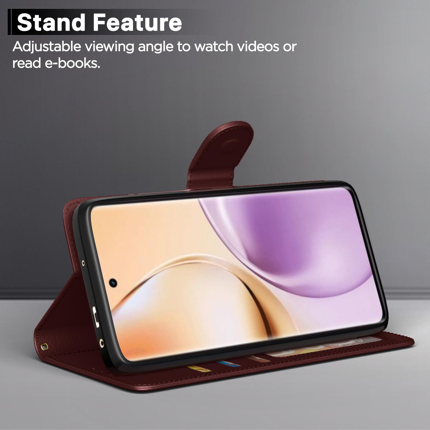 Pikkme brown flip case for Realme 14 Pro 5G – photo 3