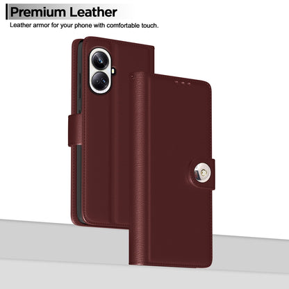 Pikkme Realme 10 Pro Plus 5G brown mobile flip cover – photo 2