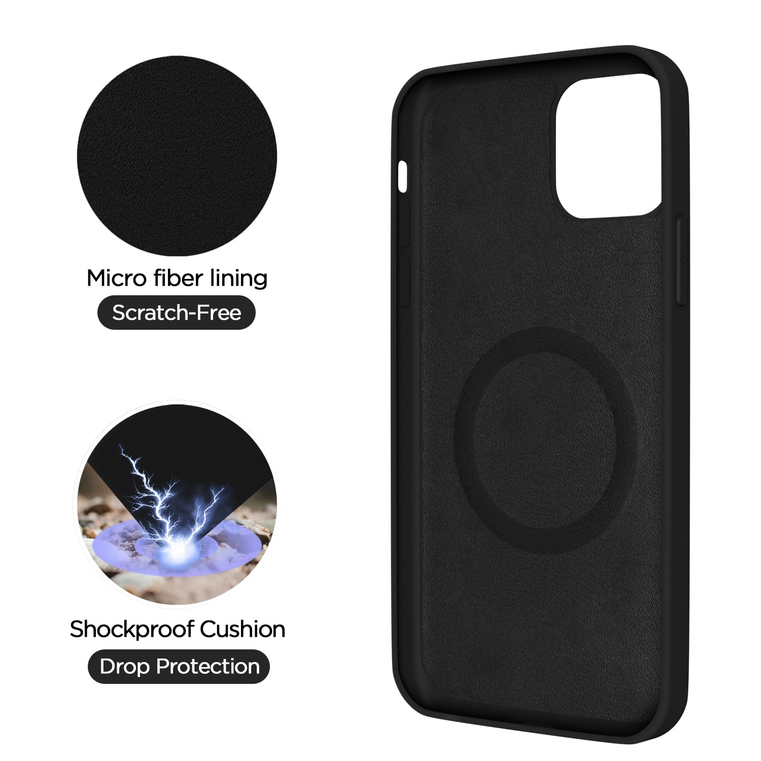 iPhone 12 Pro Max mobile back cover in black by Pikkme – photo 6
