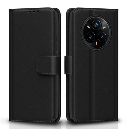 Black mobile flip cover for Realme 14 Pro Plus 5G – Pikkme