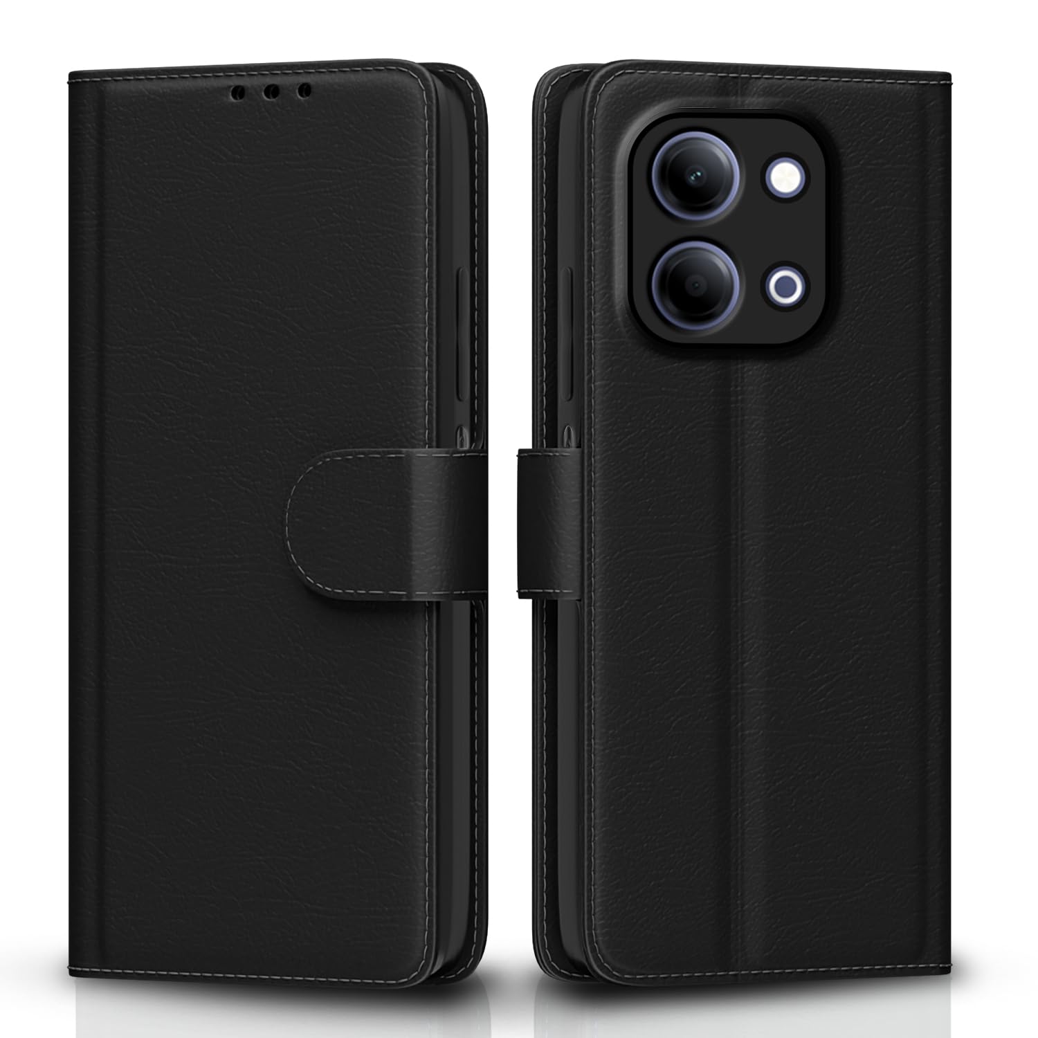 Pikkme Vivo Y11/T5 Lite 5G black mobile flip cover