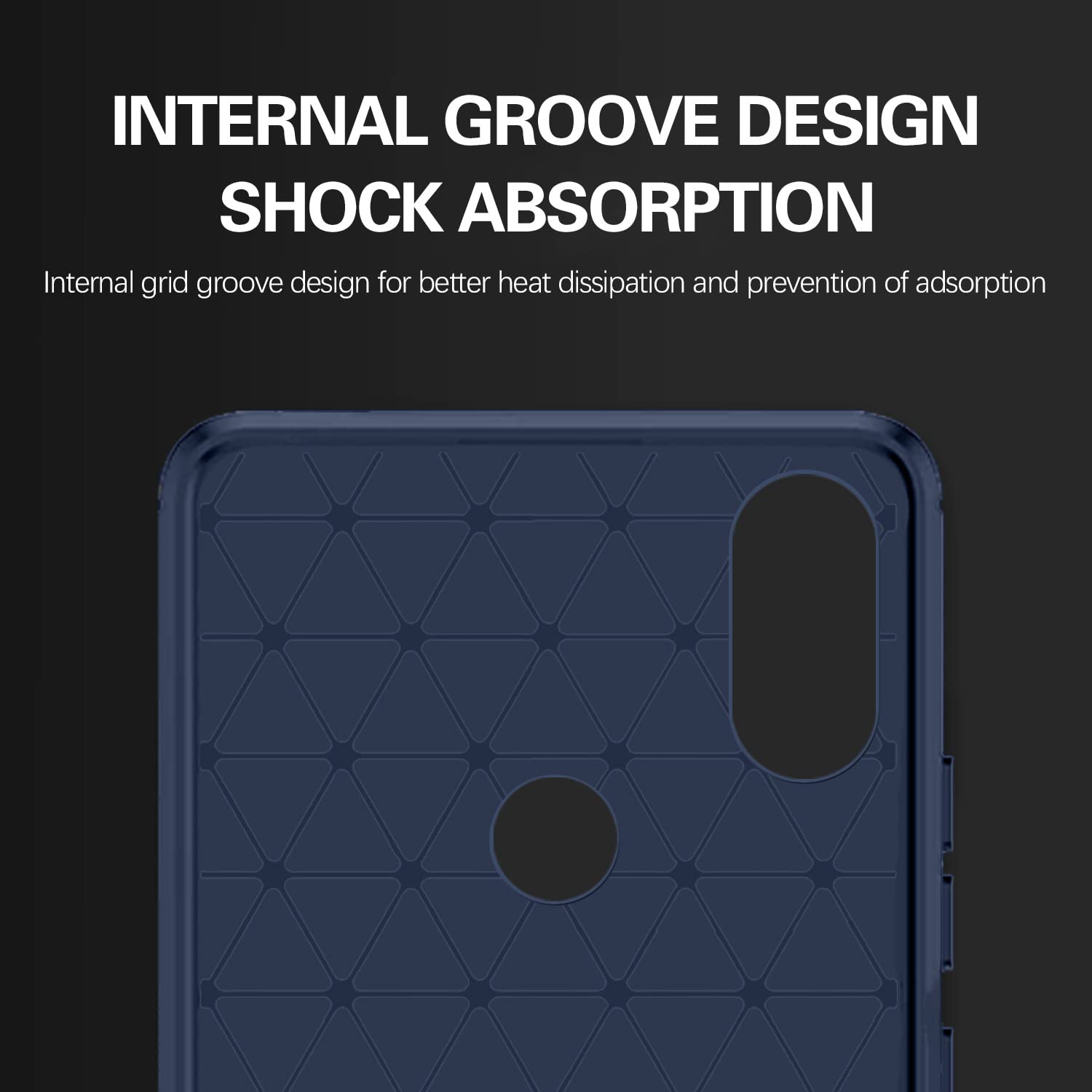 Blue Hybrid mobile cover for Mi A2 – Pikkme – photo 6