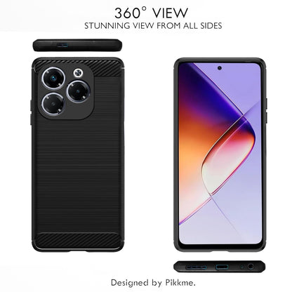 Pikkme black Hybrid mobile back cover for Infinix Note 40X 5G – photo 3