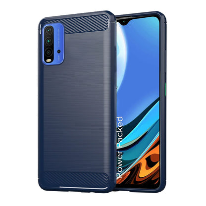 Redmi 9 Power Hybrid back cover in blue by Pikkme