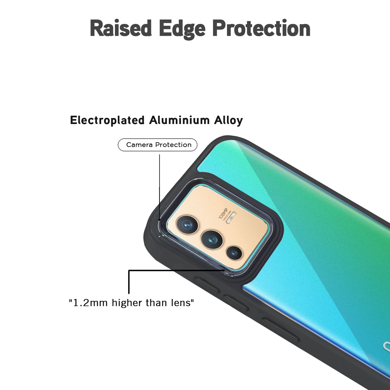 Pikkme Vivo V23 Pro 5G black phone cover – photo 4
