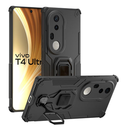 Pikkme black Tough Armor phone cover for Vivo T4 Ultra 5G