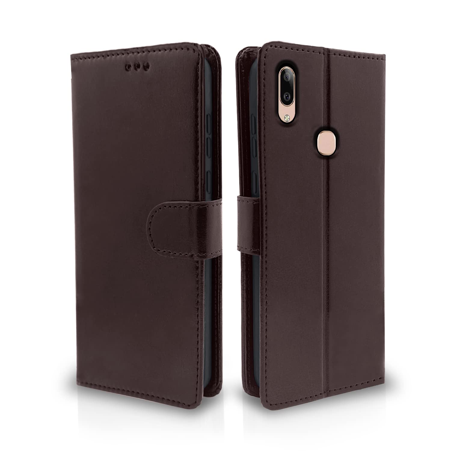 Vivo V9/V9 Pro/V9 Wallet flip case in coffee by Pikkme