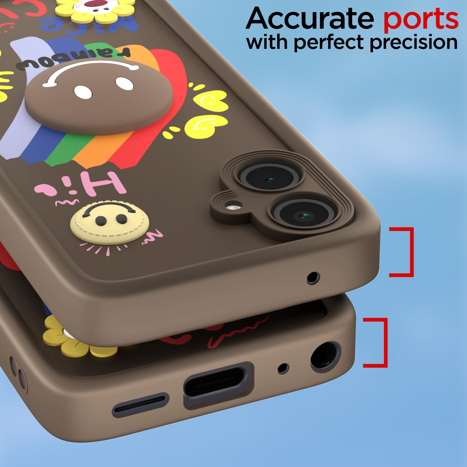 Pikkme brown mobile back cover for Samsung M05/A05/F05 – photo 4