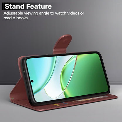 Brown flip cover for Vivo T5x/Y51 Pro/iQOO Z11x 5G – Pikkme – photo 3