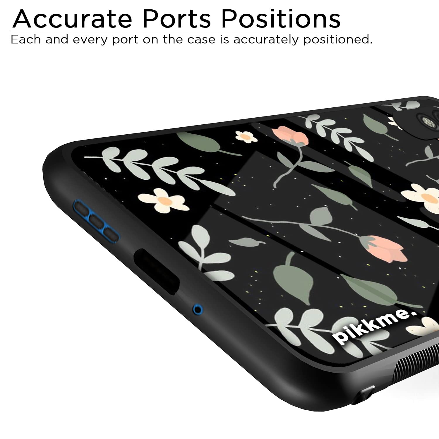 Pikkme Redmi 9A/9i/9A Sport Flower mobile back cover – photo 6