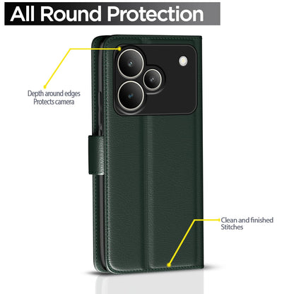 Realme P4 Pro 5G Wallet mobile flip cover in green by Pikkme – photo 4